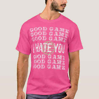 T-shirt Bon Jeu Je Vous Déteste Volleyball