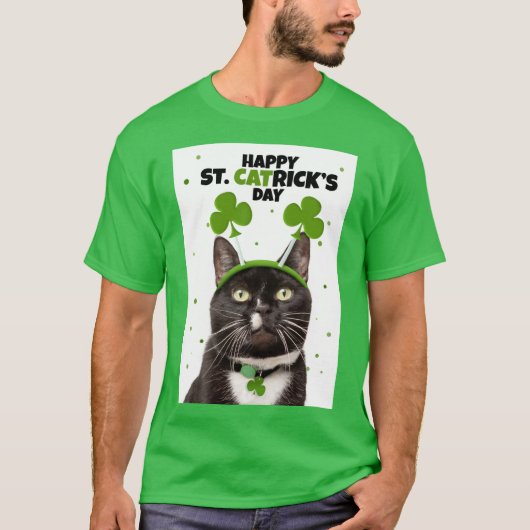 T-shirt Bon Jour de la Saint Patrick pour n'importe qui Ch (Devant)