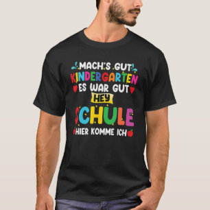 T-shirt Bon jour jardin d'enfants C'était sympa Hey école 