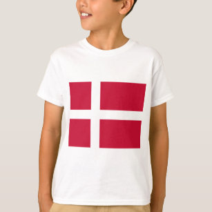 T-shirt Bon marché !Drapeau du Danemark
