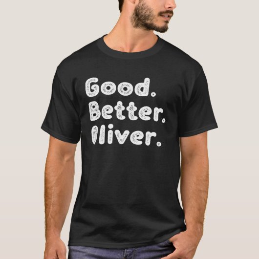 T-shirt Bon mieux Oliver (Devant)