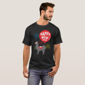 T-shirt Bon Nouvel An Feu d'artifice Llama Rocket (Devant entier)