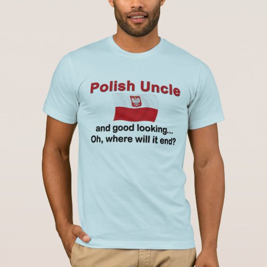 T-shirt Bon oncle polonais de Lkg (Devant)