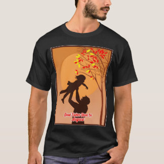 T-shirt Bon père né en août Bon père