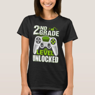 T-shirt Bon Retour À L'École 2E Niveau Vide Déverrouillé V