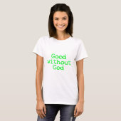 T-shirt bon sans dieu (Devant entier)