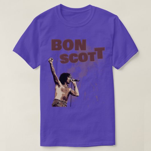 T-shirt Bon scott (Design devant)