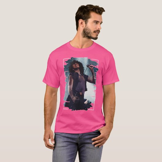 T-shirt Bon Scott Brush Art (Devant entier)