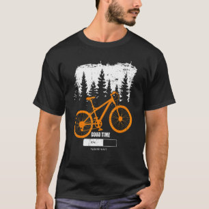 T-shirt Bon temps Chargement du vélo de montagne