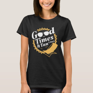 T-shirt Bon Temps Et Lignes De Tan