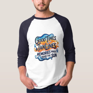 T-shirt Bon Temps & Lignes de Tan – Feu & Été de Ferris