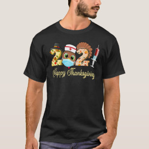 T-shirt Bon thanksgiving 2021 Turquie Mask Cute Turkey Nu