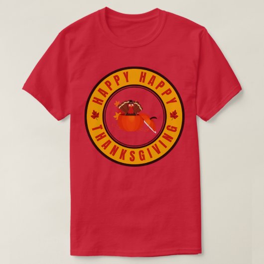 T-SHIRT BON THANKSGIVING 4 (Design devant)