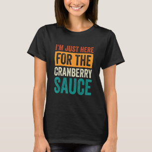 T-shirt Bon thanksgiving à la gelée à la sauce canneberge