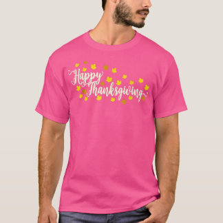 T-shirt Bon thanksgiving Automne Feuilles automne mignonne