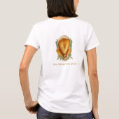 T-shirt Bon thanksgiving de dinde rôtie aquarelle (Dos)