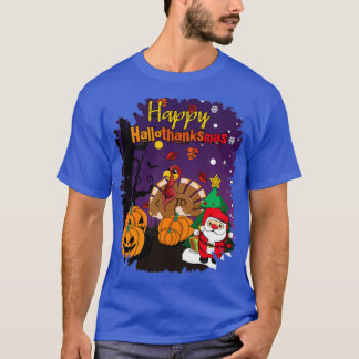 T-shirt Bon thanksgiving de Noël d'Halloween