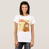 T-shirt Bon thanksgiving drôle (Devant entier)