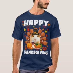 T-shirt Bon thanksgiving Drôle Cochon de Guinée (2)