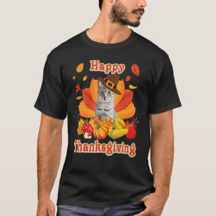 T-shirt Bon thanksgiving égyptien Mau Chat Je suis reconna