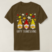T-shirt Bon thanksgiving Gnome Automne automne (Design devant)