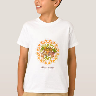 T-shirt Bon thanksgiving moderne Foliage sans soudure Mand