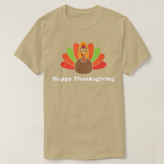 T-shirt Bon thanksgiving T Fun Holiday Tee (Design devant)