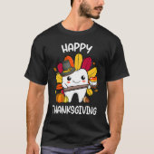 T-shirt Bon thanksgiving Teeth Dental Squad Turquie Merci (Devant)