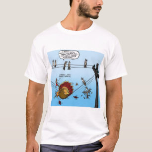 T-shirt Bon thanksgiving Turquie sur fil