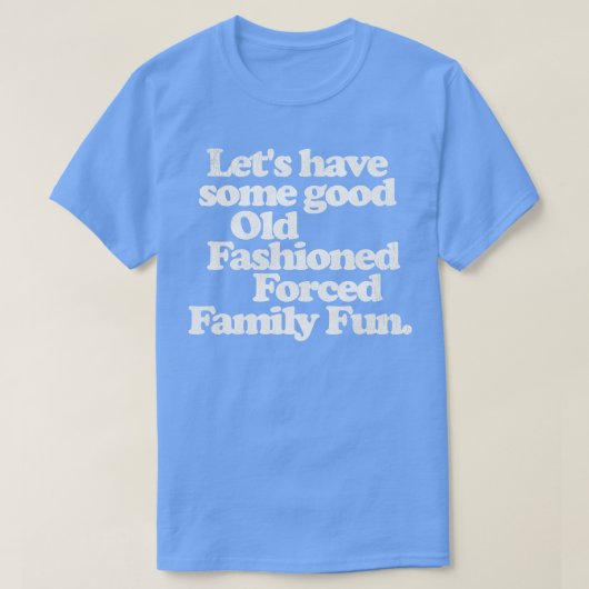 T-shirt Bon Vieux Mode d Famille Amusant Funny Noël (Design devant)