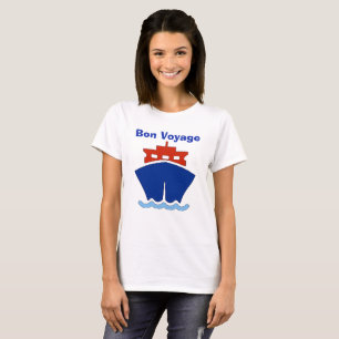T-shirt Bon voyage, ajouter du texte