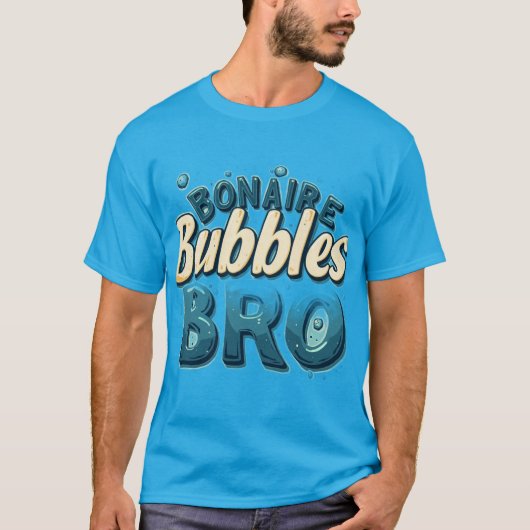 T-shirt Bonaire bulles frérot (Devant)