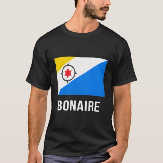 T-shirt Bonaire Chemise Drapeau Bonairean (Devant)