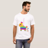 T-shirt Bonbon à base d'âne Fiesta Pinata (Devant entier)