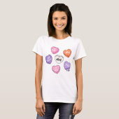 T-shirt Bonbon Coeur anti-Valentin (Devant entier)