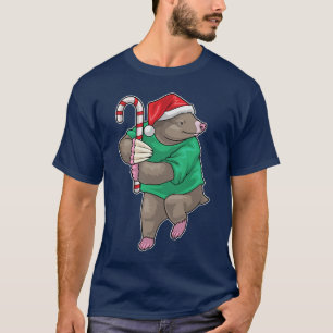 T-shirt Bonbon de Noël en forme de canne