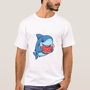 T-shirt Bonbon Requin Heureux