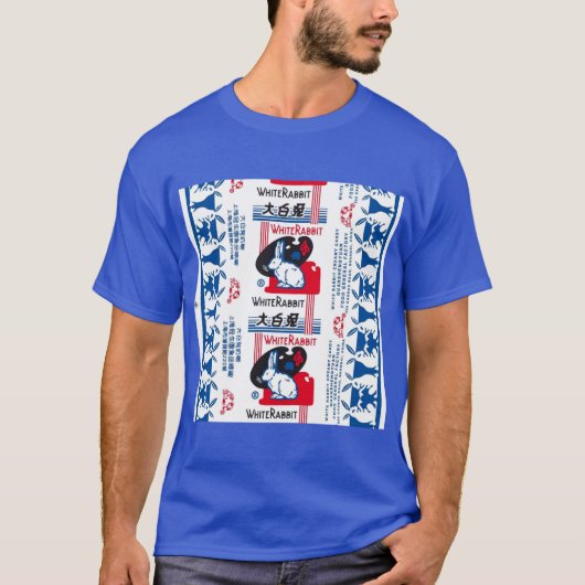 T-shirt Bonbon White Rabbit ami ami (Devant)