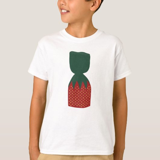 T-shirt Bonbons aux fraises (Devant)