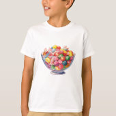 T-shirt Bonbons colorés rétro (Devant)