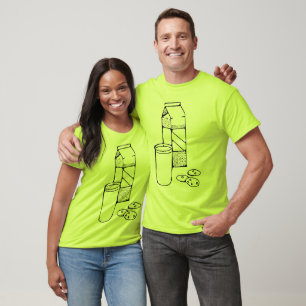 T-shirt bonbons de biscuits de lait personnalisé joueur de