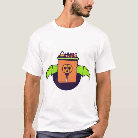 T-shirt Bonbons d'Halloween (Devant)