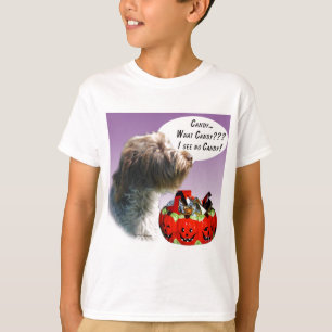 T-shirt Bonbons d'Halloween Griffon Pointeur à poils durs