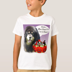 T-shirt Bonbons d'Halloween Mastiff Tibétain