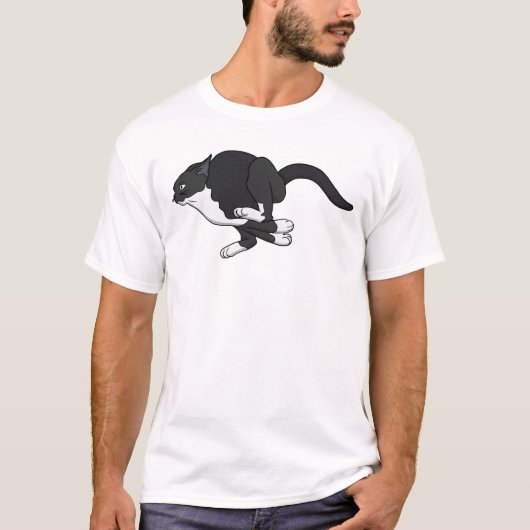 T-shirt Bond de minuit Chat Noir (Devant)