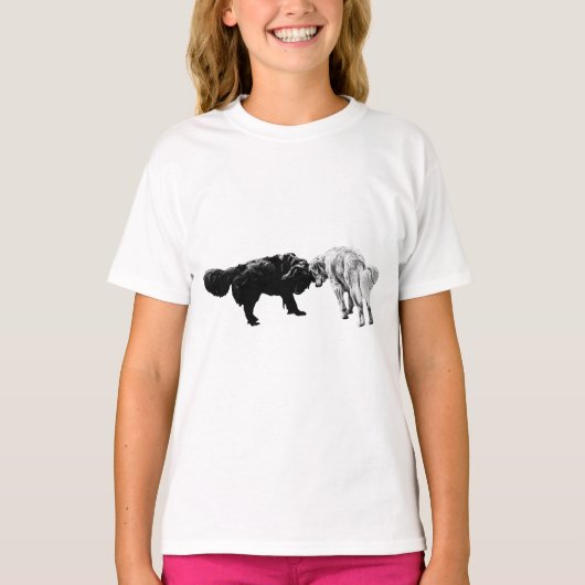 T-shirt Bond Monochrome, Promenade En Plein Air (Devant)