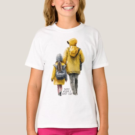 T-shirt Bond père et fille (Devant)