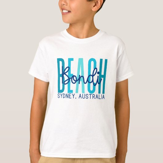 T-shirt Bondi Beach Sydney Australie (Océan) (Devant)