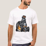 T-shirt Bonecrusher Hot Rod<br><div class="desc">Dominate the streets with the Bonecrusher Hot Rod! This high-impact design features an exaggerated side-angle hot rod with massive rear tires, a towering engine, and a skull-shaped grille with glowing eyes, giving it an unmistakable edgy personality. Perfect for fans of monster hot rods, retro muscle cars, and bold automotive art....</div>