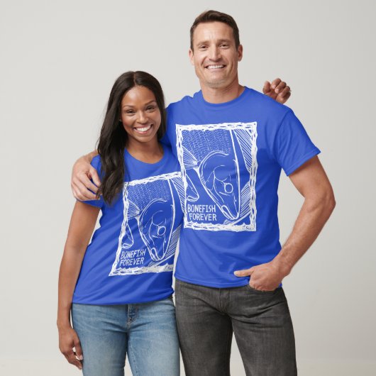 T-shirt Bonefish forever! (Fish forever series 001) (Unisexe)